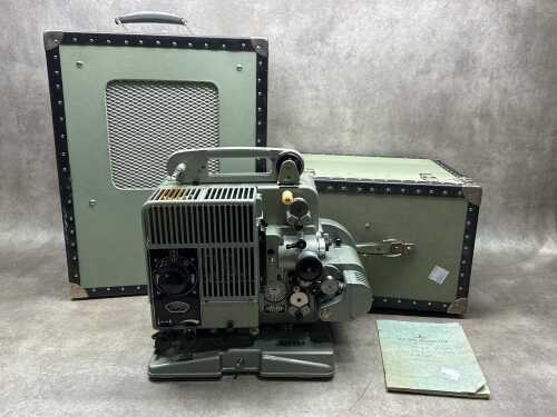 Siemens 16mm sound movie projector and speaker