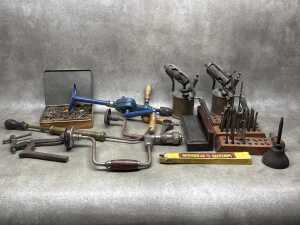 Assorted antique hand tools