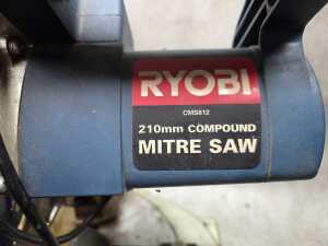 Ryobi 210mm compound mitre saw - 2