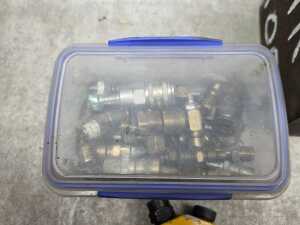 Assorted pneumatic air tools, spray gun and tool box - 3