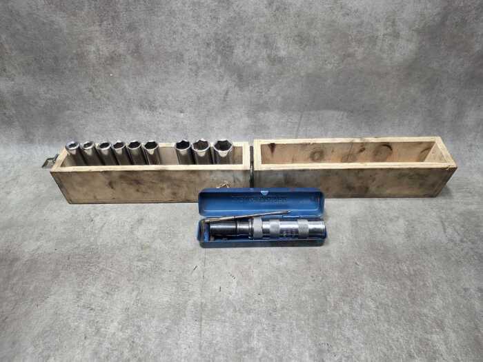 Socket set and impact driver