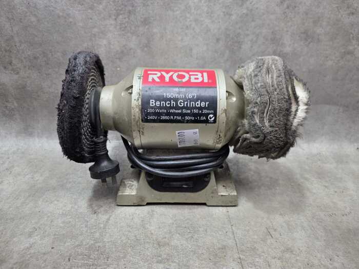 Ryobi 150mm bench grinder