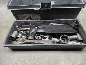 Assorted hand tools in tool box - 2