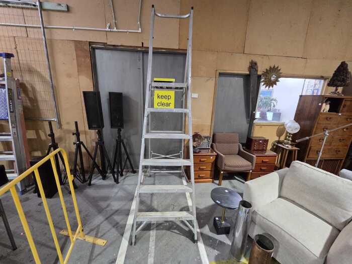 Guardall aluminium platform ladder