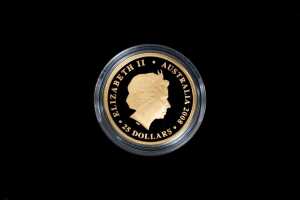 90th Anniversary of the End of World War I 2008 $25 gold proof coin, 7.78g 99.99% pure gold - 2