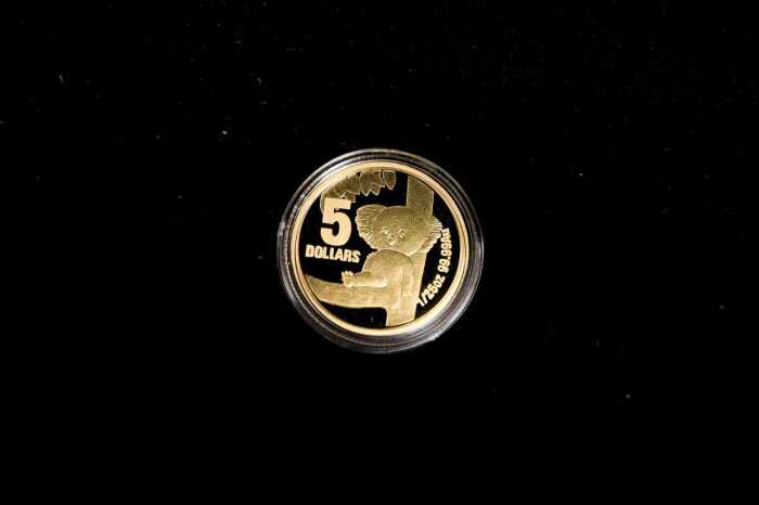 Little Dinkums Kip Koala 2008 $5 gold proof coin, 0.04oz 99.99% pure gold