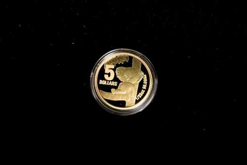 Little Dinkums Kip Koala 2008 $5 gold proof coin, 0.04oz 99.99% pure gold