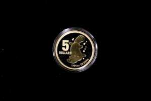 Little Dinkums Petey Platypus 2009 $5 gold proof coin, 0.04oz 99.99% pure gold