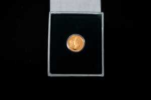 Little Dinkums Petey Platypus 2009 $5 gold proof coin, 0.04oz 99.99% pure gold - 3