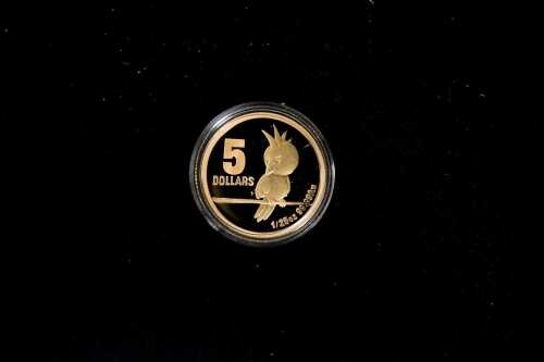 Little Dinkums Kato Cockatoo 2010 $5 gold proof coin, 0.04oz 99.99% pure gold