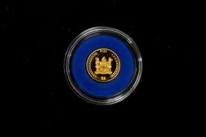 Fiji Historic 2002 F$5 gold proof coin, 0.05oz 99.99% pure gold