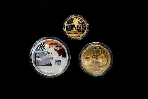 Australian Olympic Team 2012 three coin set totalling $61.5