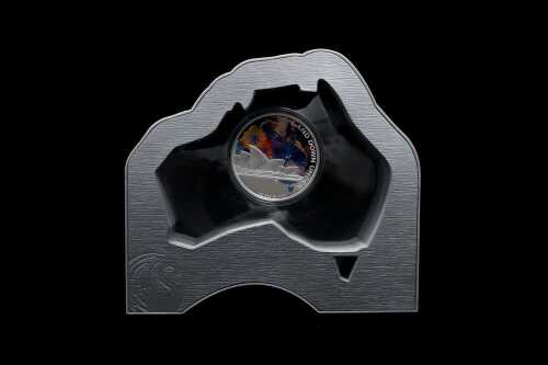 The Land Down Under 2013 $1 silver proof coin, 31.14g 99.9% pure silver