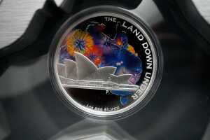 The Land Down Under 2013 $1 silver proof coin, 31.14g 99.9% pure silver - 2