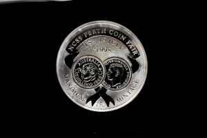 1998 Perth Coin Fair silver coin and medallion Set, total 4oz - 4