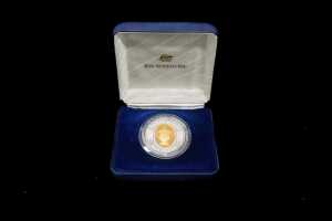 Rugby World Cup 2003 $5 silver and selectively gold plated proof coin, 1oz 99.9% pure silver, 99.99% pure gold plating - 3