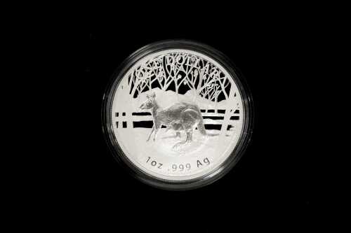 Kangaroo Series 2016 $1 fine silver proof coin, 1oz 99.9% pure silver