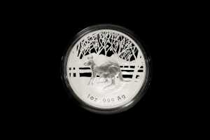Kangaroo Series 2016 $1 fine silver proof coin, 1oz 99.9% pure silver