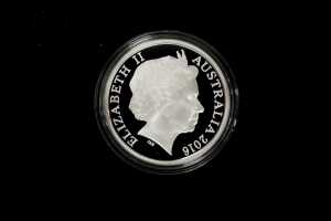 Kangaroo Series 2016 $1 fine silver proof coin, 1oz 99.9% pure silver - 2