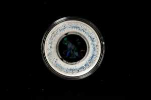Australian Opal Lunar Monkey 2016 $1 silver proof coin, 31.14g 99.9% pure silver