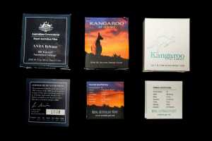 Three silver proof coins - 5