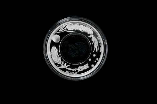 Australian Opal Series The Wombat 2012 $1 silver proof coin, 1oz 99.9% pure silver