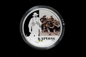 Famous Battles in Australian History 2011-2012 $1 five coin set, totalling 5oz 99.9% pure silver - 5