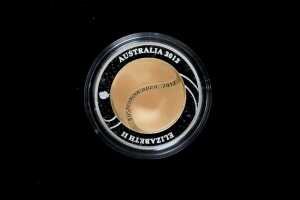 Australian Open 100th Men's Champion Coin 2012 $2 gold plated silver proof coin 20.28g 99.9% pure silver - 2