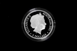 Centenary of Federation Finale Coin 2001 $5 silver proof coin, 36.31g 99.9% pure silver - 2