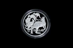 30th Anniversary of the $1 coin 2014 $1 silver proof coin, 1oz 99.9% pure silver