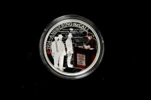 The ANZAC Spirit 100th Anniversary 2014 silver proof three-coin set, totalling $1.50, 1.5oz 99.9% pure silver - 2