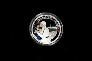 The ANZAC Spirit 100th Anniversary 2014 silver proof three-coin set, totalling $1.50, 1.5oz 99.9% pure silver - 4