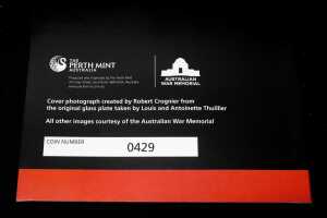 The ANZAC Spirit 100th Anniversary 2014 silver proof three-coin set, totalling $1.50, 1.5oz 99.9% pure silver - 6