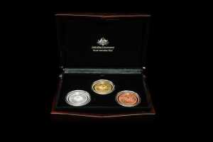 Gold Coast Commonwealth Games 2018 three piece proof coins, totalling $16, 2oz 99.9% pure silver and 27.85g copper - 6
