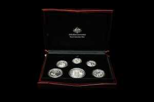 2021 Fine Silver Proof Year six-coin set totalling $3.85 and 61.62g 99.9% pure silver - 8