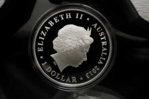 The Land Down Under 2013 $1 silver proof coin, 1oz 99.9% pure gold - 3