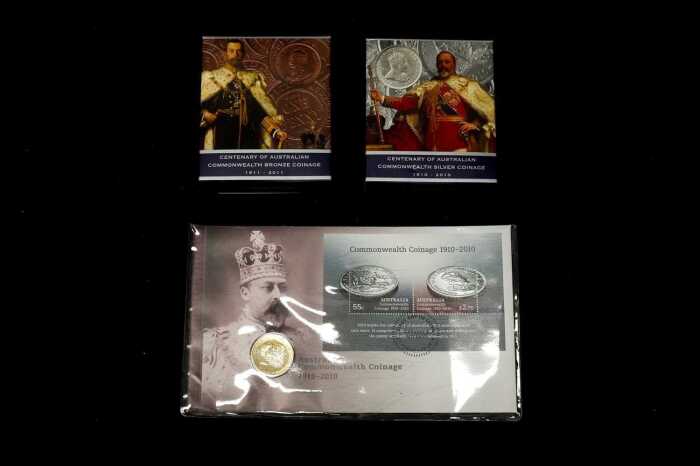Centenary of Australian Commonwealth Coinage three-coin collection 2010-2011