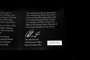 Two 50c silver proof coins totalling $1 and 36.48g 99.9% pure silver - 6