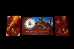 Three Lunar Year Gold and Silver Coin Set