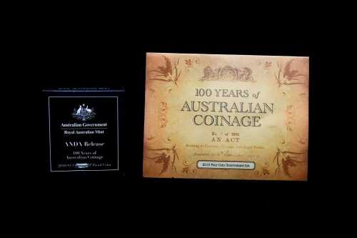ANDA Release 100 Years of Australian Coinage 2010 Coin Collection