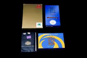 Four coin sets issued by The Royal Australian Mint