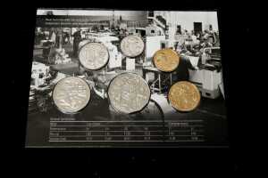 Five six-coin uncirculated sets - 6