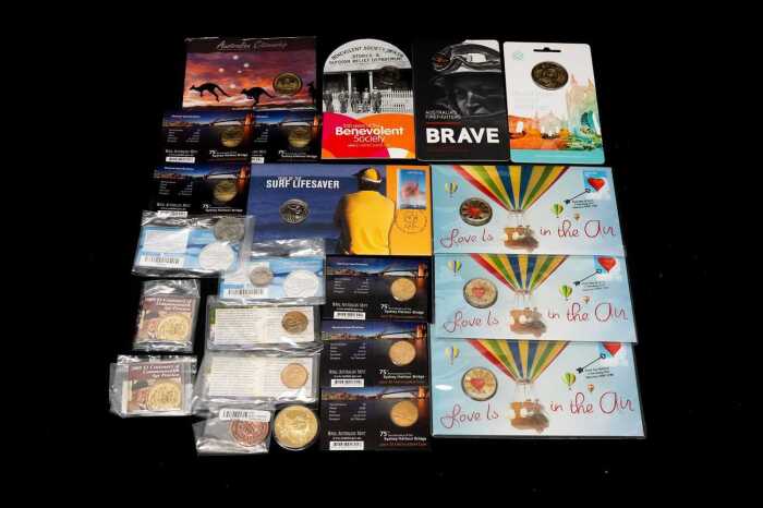 Group of assorted collectable coins and PNCs