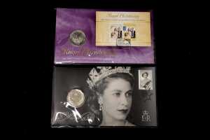 Group of assorted royalty themed collectable coins and PNCs - 2