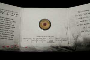 Group of remembrance themed collectable coins - 5