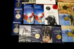 Group of remembrance themed collectable coins and PNCs - 4