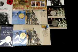 Group of remembrance themed collectable coins and PNCs - 5