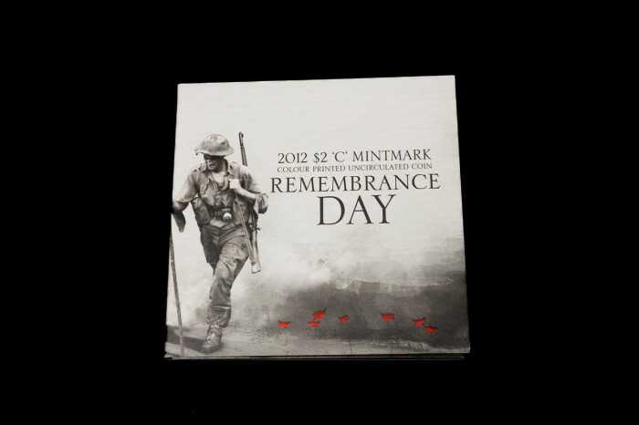 2012 Red Poppy $2 coin with 'C' mintmark