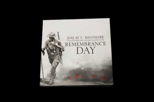 2012 Red Poppy $2 coin with 'C' mintmark