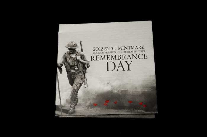 2012 Red Poppy $2 coin with 'C' mintmark